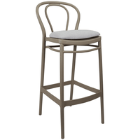 Victor Bentwood Bar Stool 75 with Cushion
