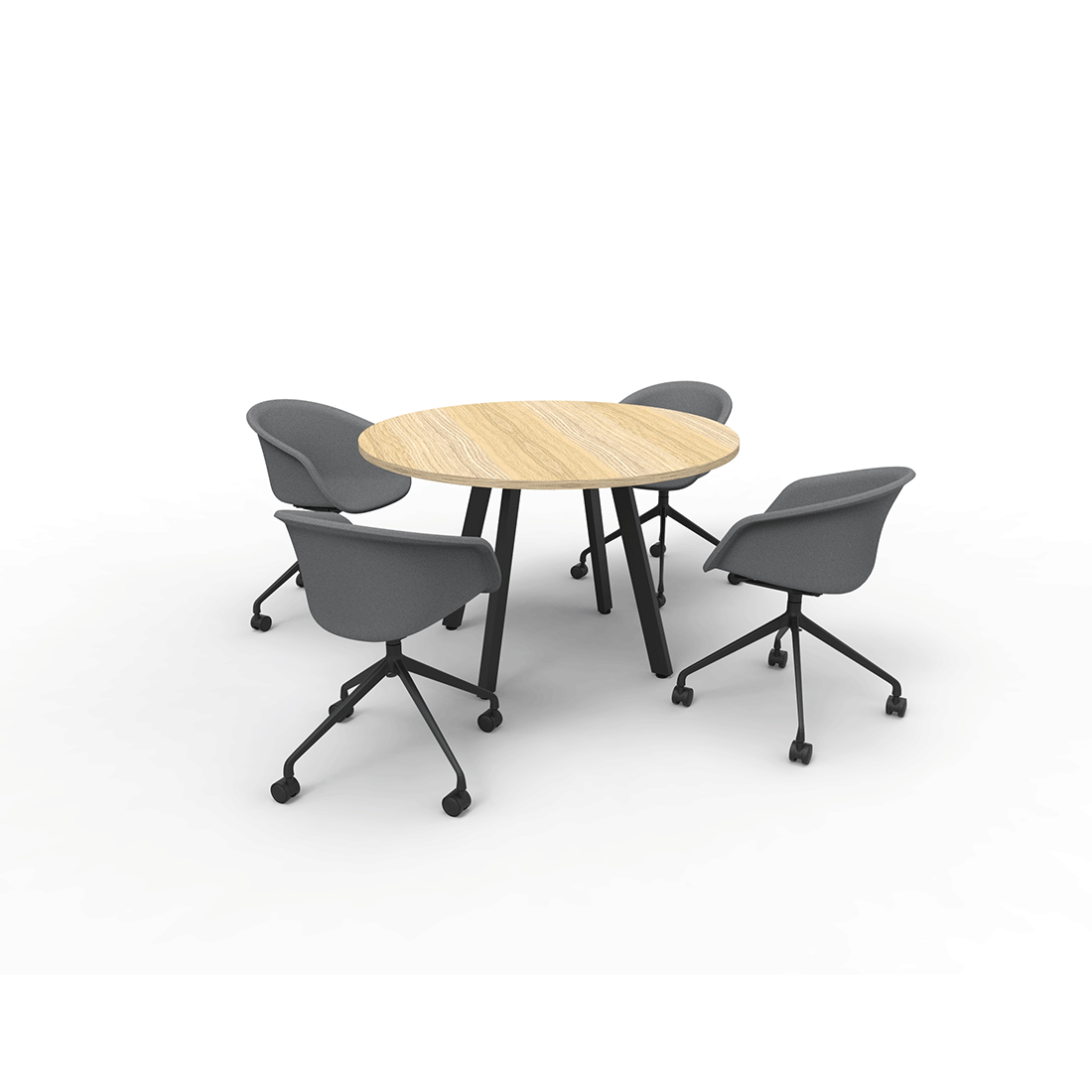 Deluxe Eternity Round Meeting Table - switchoffice.com.au