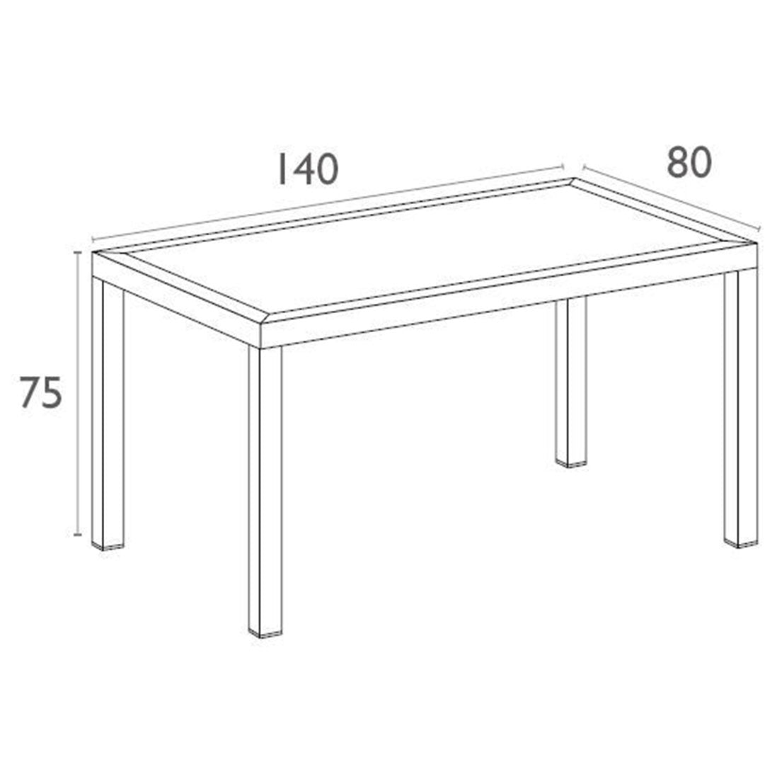 Orlando Outdoor Table - switchoffice.com.au