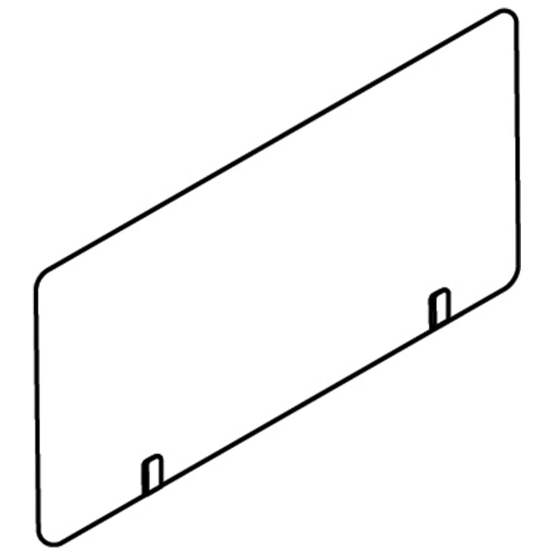 Zorb Desk Bracket Mounted Acoustic Screen - switchoffice.com.au