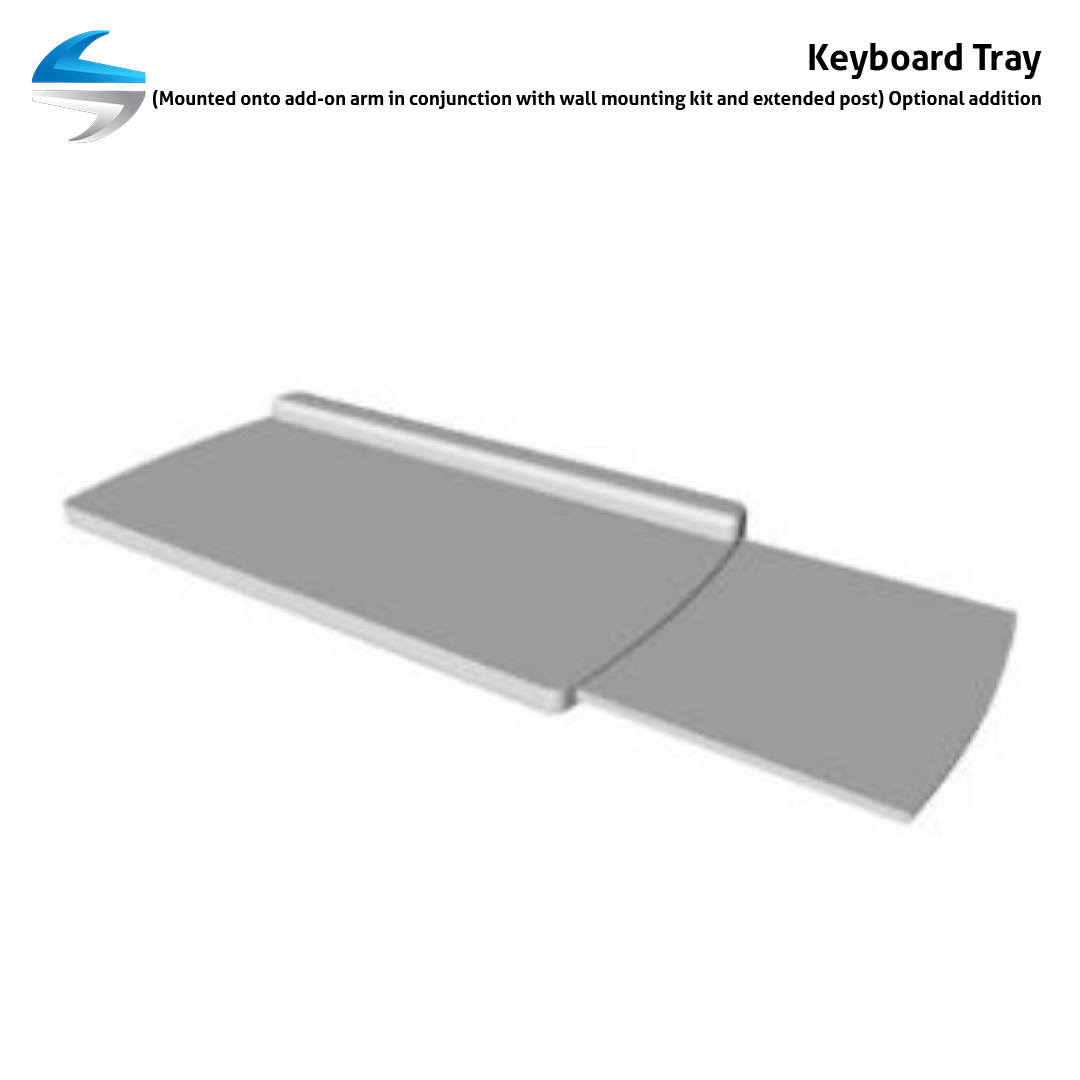 Keyboard Tray (Pluto Monitor Arm Addition)