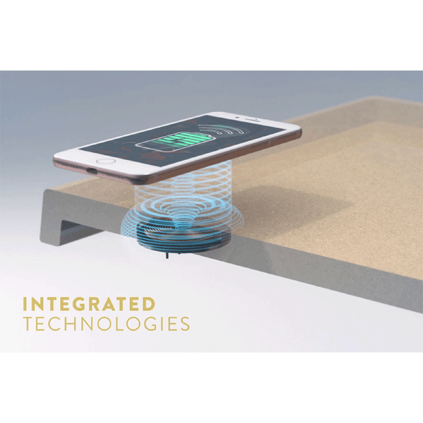 Werzalit Square Wireless Charging Table Top