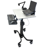 Teachwell Portable Desk on Wheels, Heavy Duty