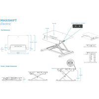 Maxishift Desk Riser