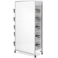 Mobile Whiteboard Huddle Cabinet