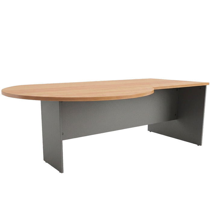 Custom P-End Desk