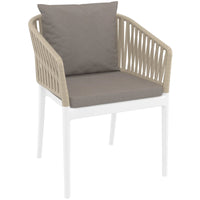 Portofino Arm chair 2 Tone + Cushion
