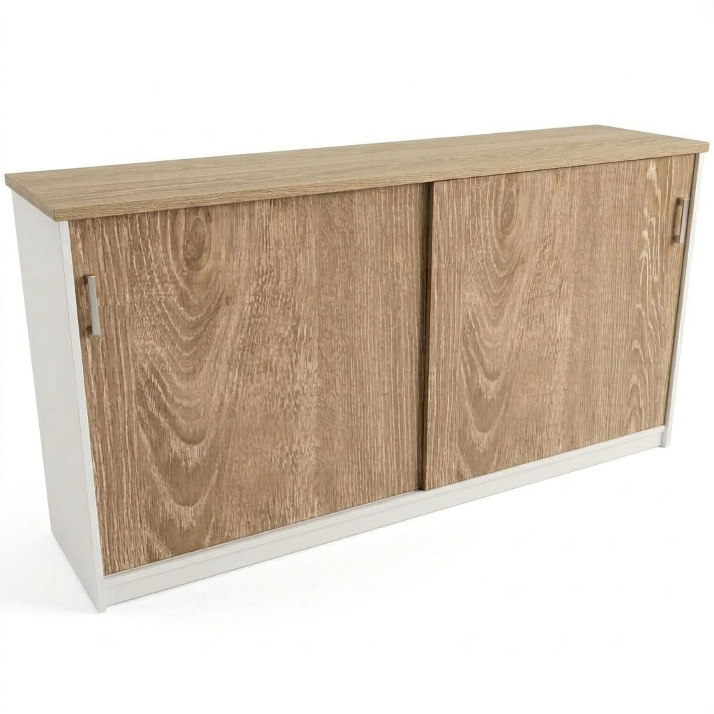 Custom Sliding Door Credenza