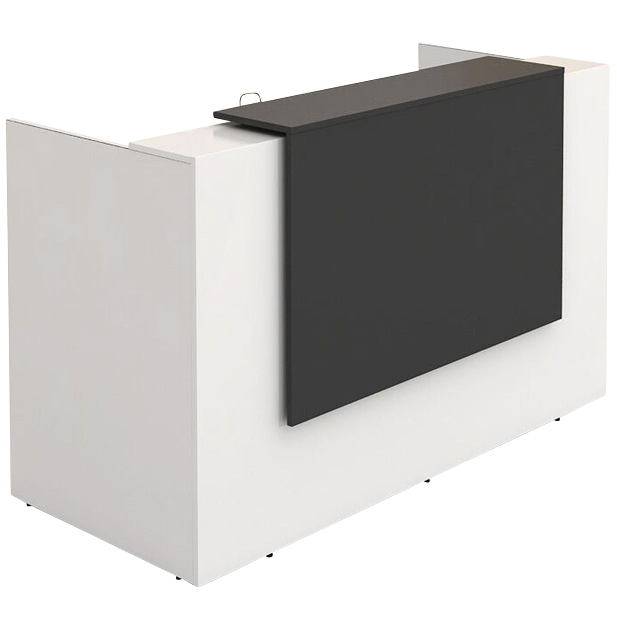 Reception Counter Help Sorrento Reception Counter - Beech Melamine and White Finish | Switch ...