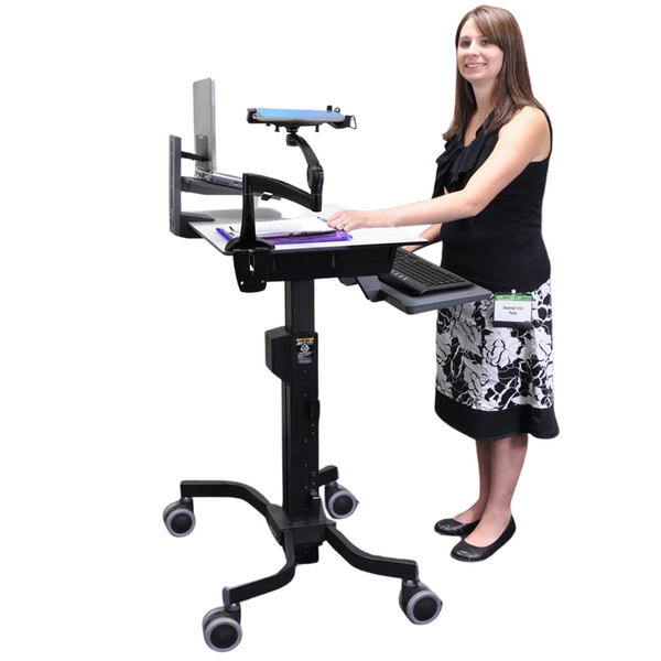 Teachwell Portable Desk on Wheels, Heavy Duty