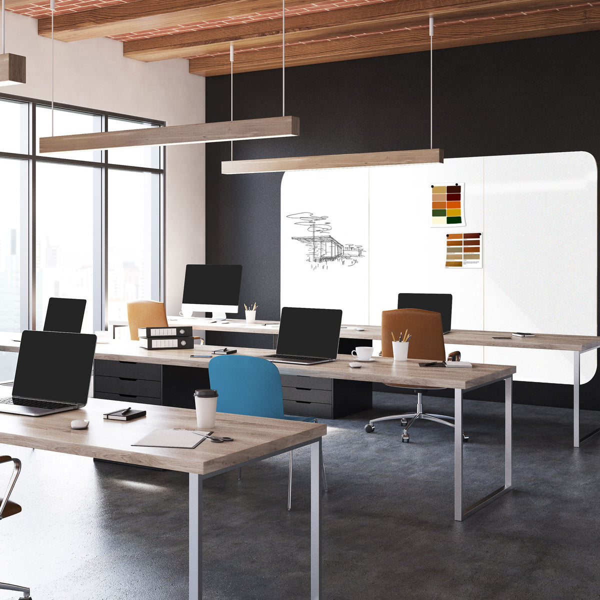 Visionchart Skandi Frameless Whiteboard