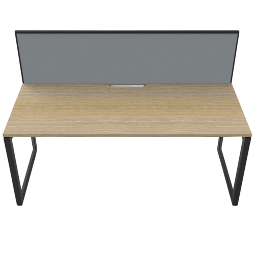 Deluxe Rapid Infinity Loop Leg Desk 1800 + Screen - switchoffice.com.au