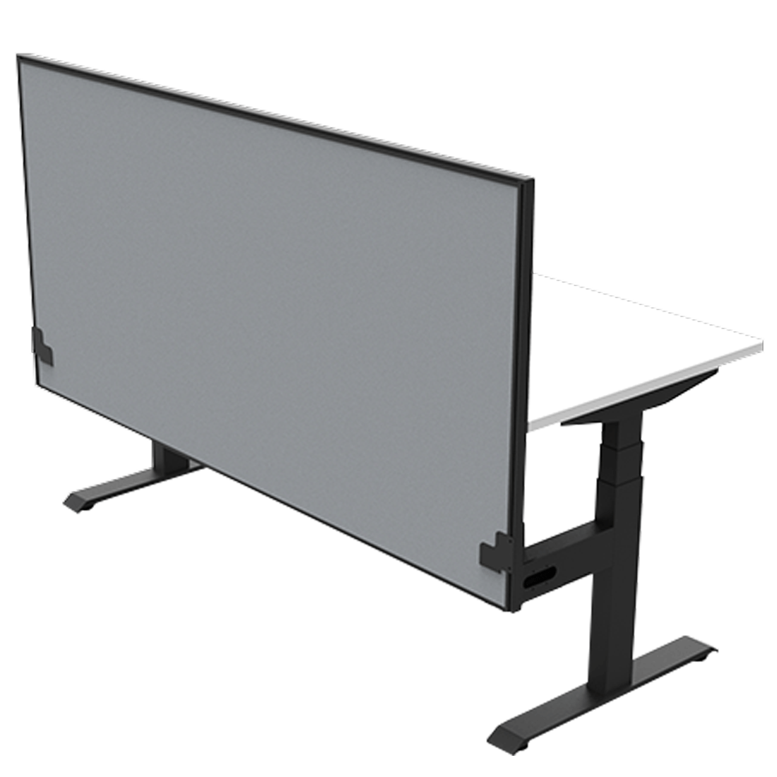 Boost Height Adjustable Desk + Privacy Screen - switchoffice.com.au