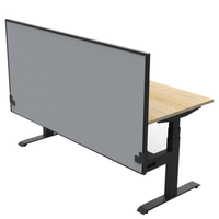 Boost Height Adjustable Desk + Cable Tray and Privacy Screen - switchoffice.com.au