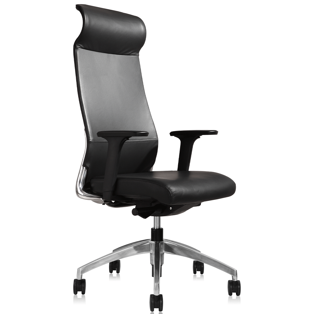Burton Leather Chair - switchoffice.com.au