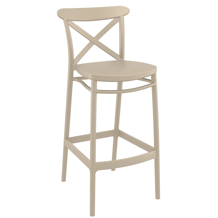 Cross Back Bar Stools by Siesta