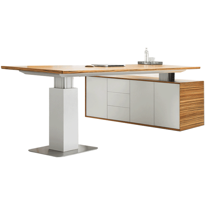 Evolution Executive Height Adjustable Desk with Buffet - switchoffice.com.au