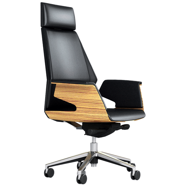 Executor V Leather Chair - switchoffice.com.au