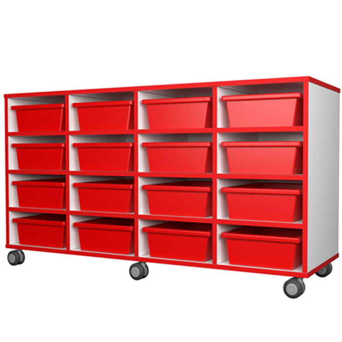 Mobile Storage 16 Tray Unit - switchoffice.com.au