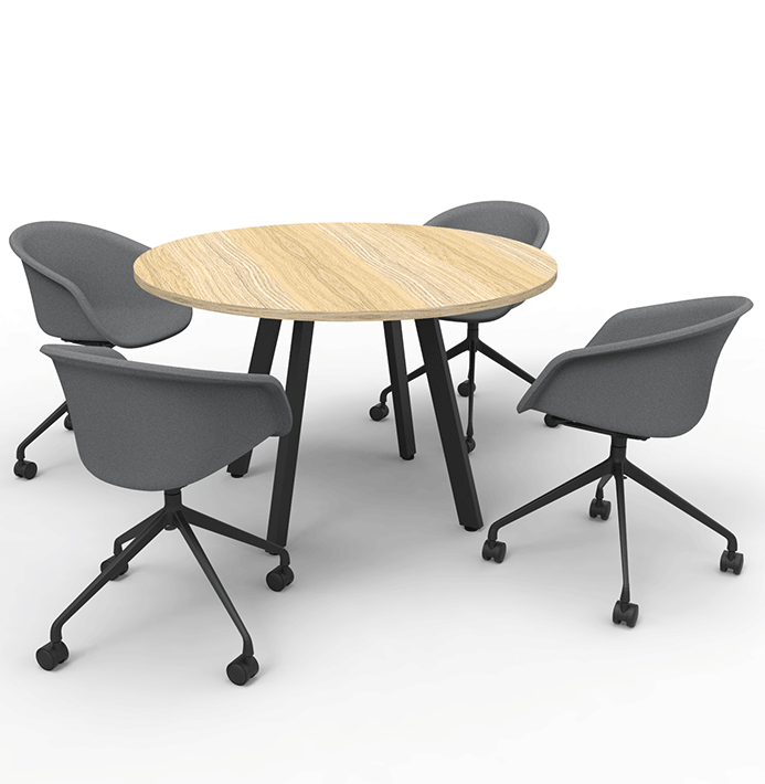 Deluxe Eternity Round Meeting Table - switchoffice.com.au