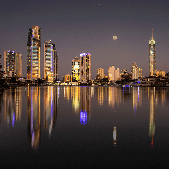 Surfers Moon Skyline - switchoffice.com.au