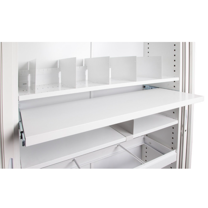 GO Tambour Cupboard Roll out Shelf - switchoffice.com.au