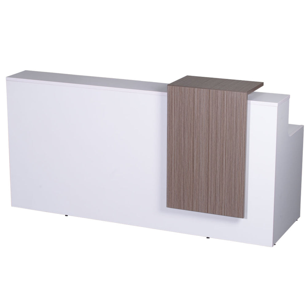 Urban Reception Counter with Driftwood Wrap-Around Cowl Panel | Switch ...